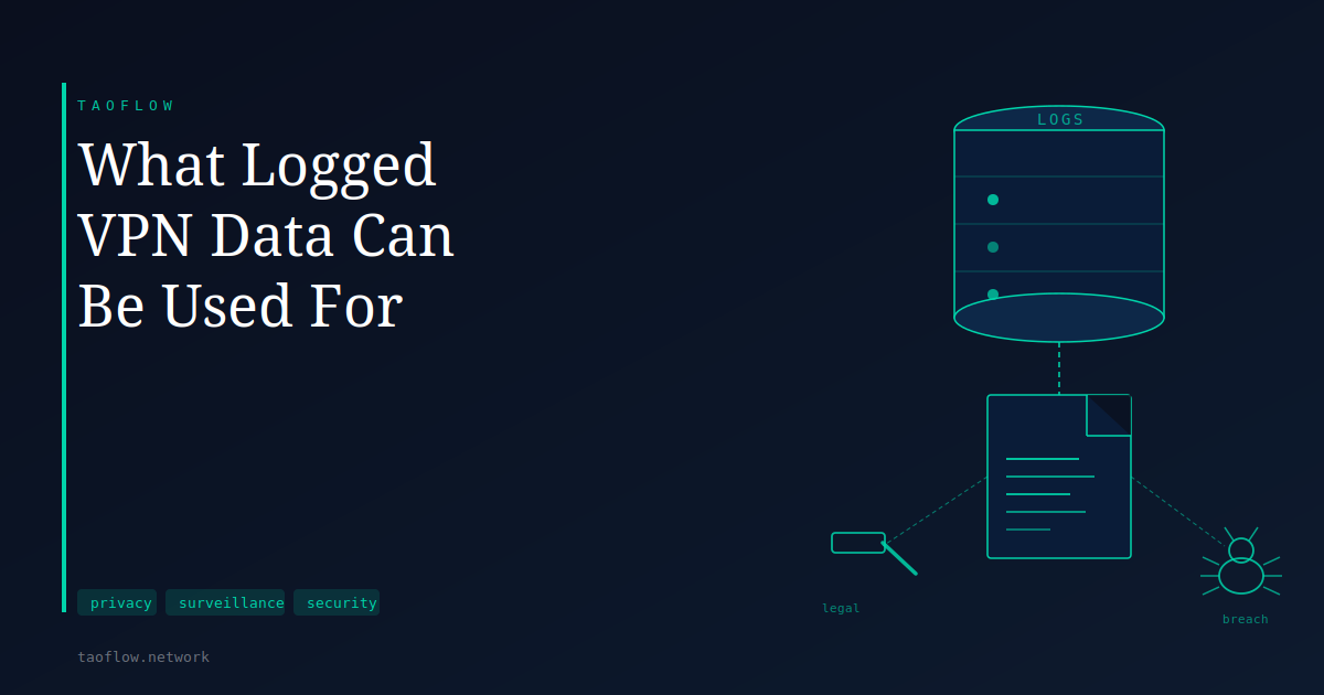 What Logged VPN Data Can Be Used For