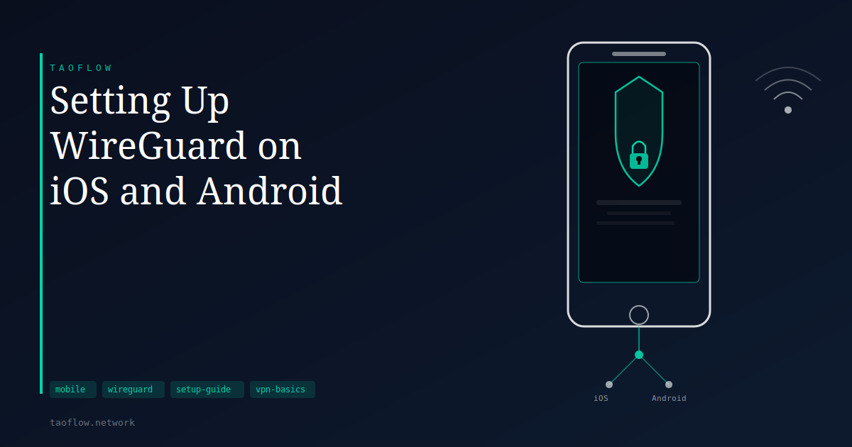 Setting Up WireGuard on iOS and Android